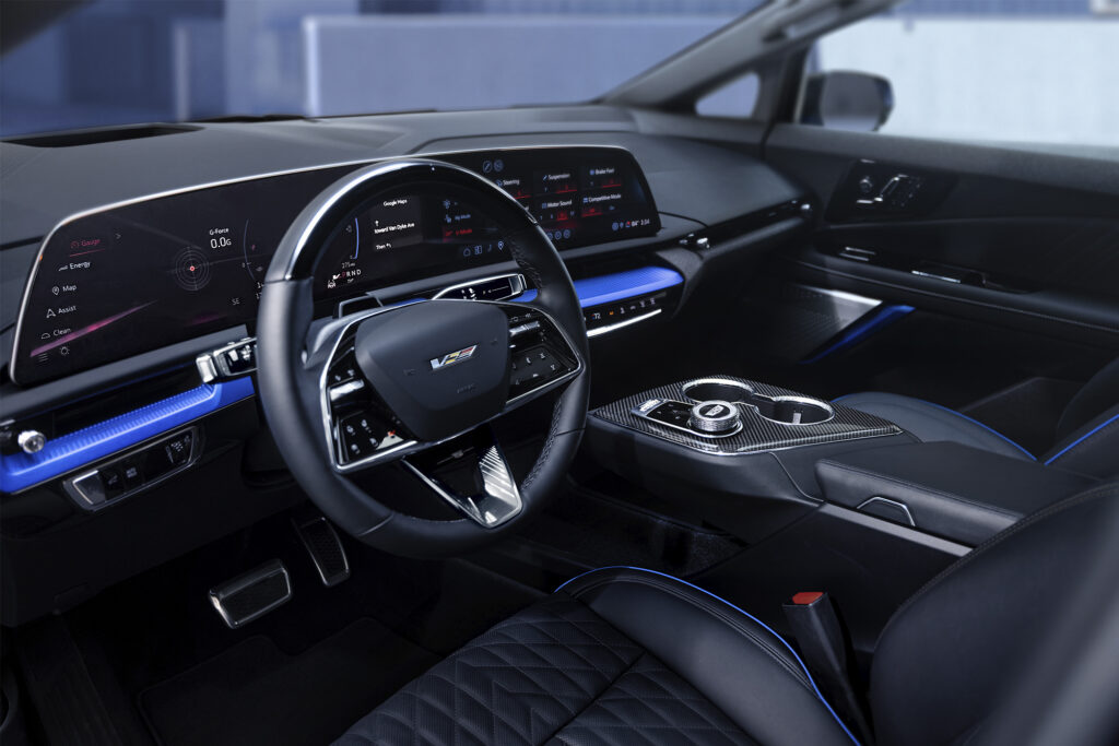 2026 Cadillac Optiq V. Photo courtesy of Cadillac.