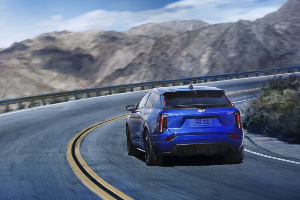 2026 Cadillac Optiq V. Photo courtesy of Cadillac.