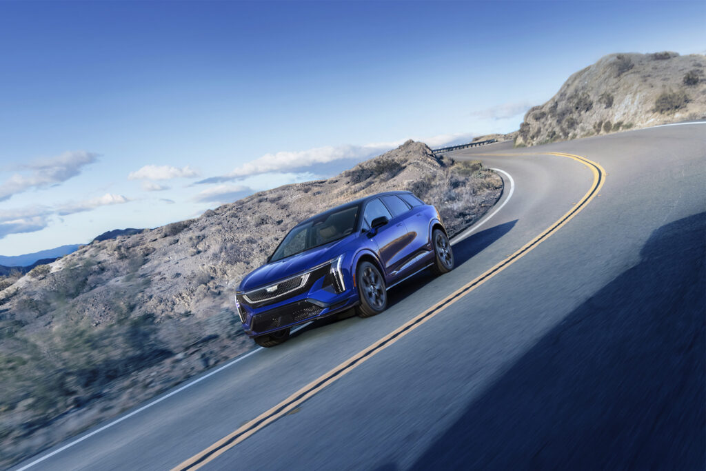 2026 Cadillac Optiq V. Photo courtesy of Cadillac.