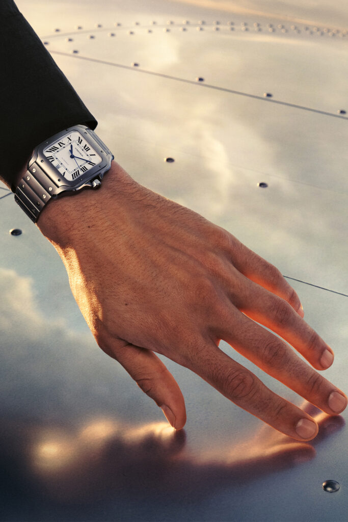 Cartier Santos Titanium. Photo courtesy of Cartier