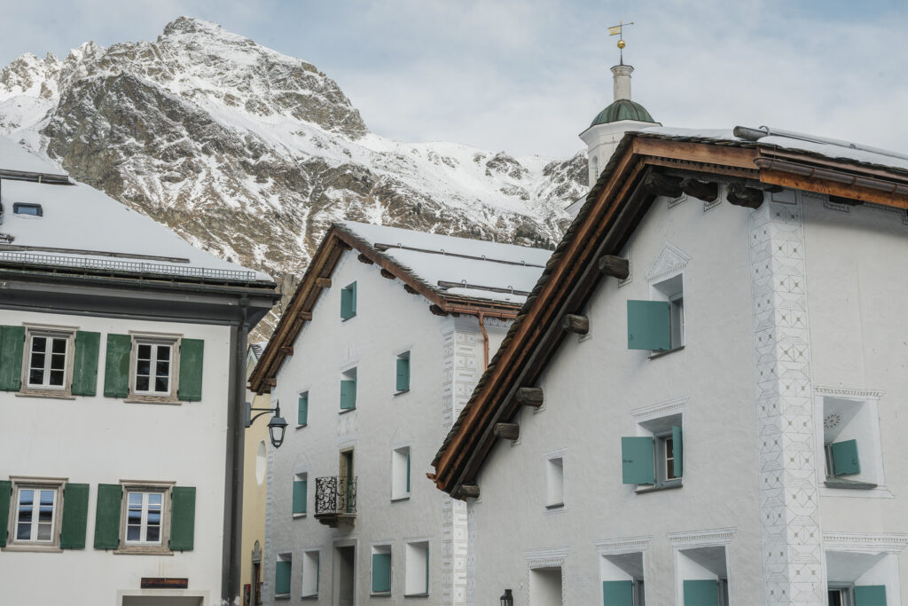 CHESA MARCHETTA, SILS MARIA, SWITZERLAND. PHOTOS COURTESY OF CHESA MARCHETTA.
