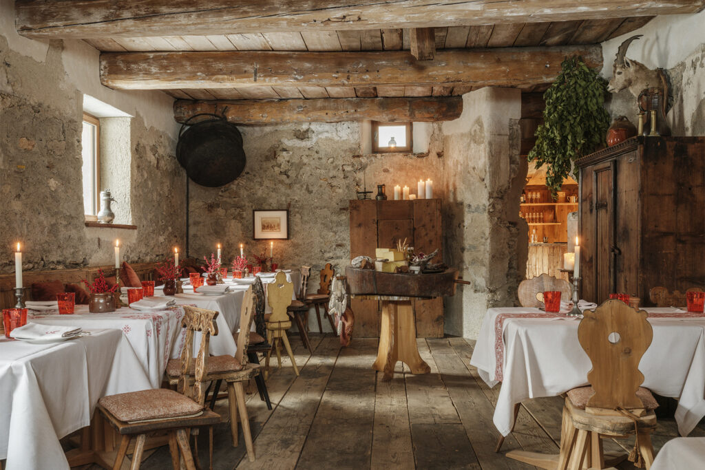 CHESA MARCHETTA, SILS MARIA, SWITZERLAND. PHOTOS COURTESY OF CHESA MARCHETTA.
