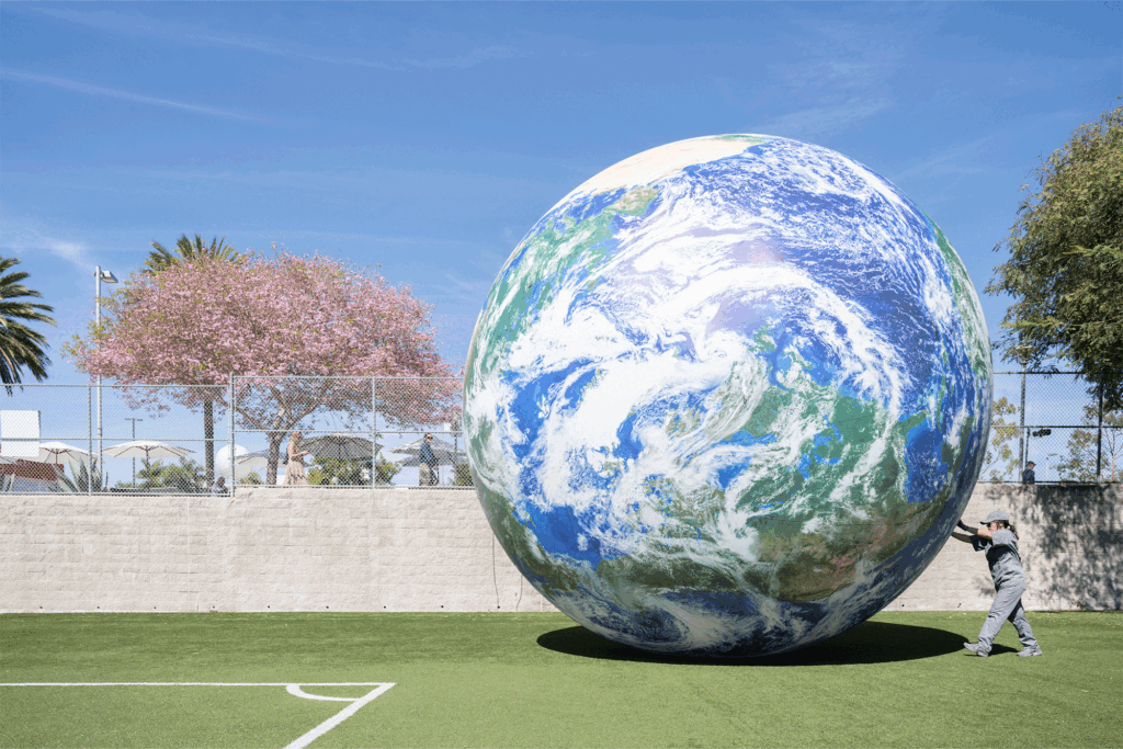 Amanda Ross-Ho, 'Untitled Orbit (MANUAL MODE)', Frieze Projects, 'Body & Soul', in partnership with Art Production Fund, Frieze Los Angeles 2026. Image-by-Casey-Kelbaugh---CKA.-Courtesy-of-Frieze