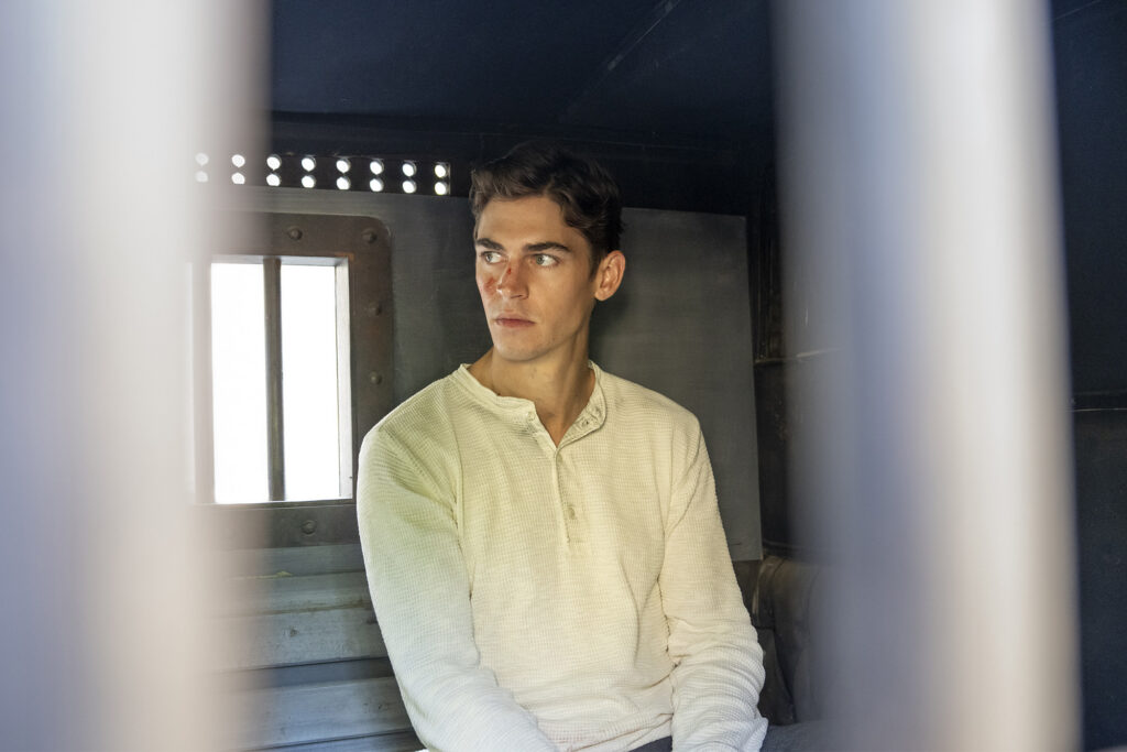 Hero Fiennes Tiffin in Young Sherlock. PHOTO credit Dan Smith, COURTESY OF PRIME VIDEO AND AMAZON MGM STUDIOS.