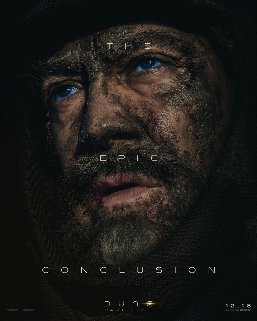 Javier Bardem Dune 3 Character Poster. Photo courtesy of Warner Bros. Pictures. 