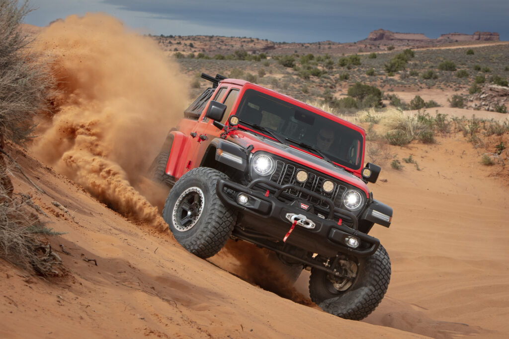 JEEP GLADIATOR RED ROCK CONCEPT. PHOTO COURTESY OF JEEP.