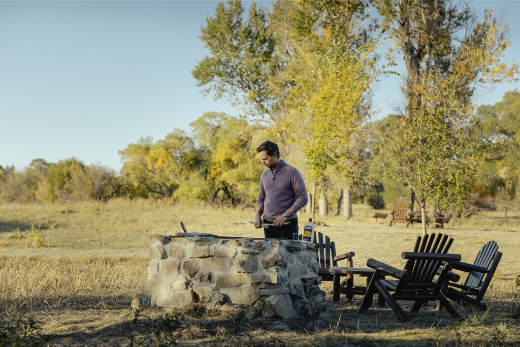 Patrick J Adams interview for new series "The Madison." Photo courtesy of Paramount+.