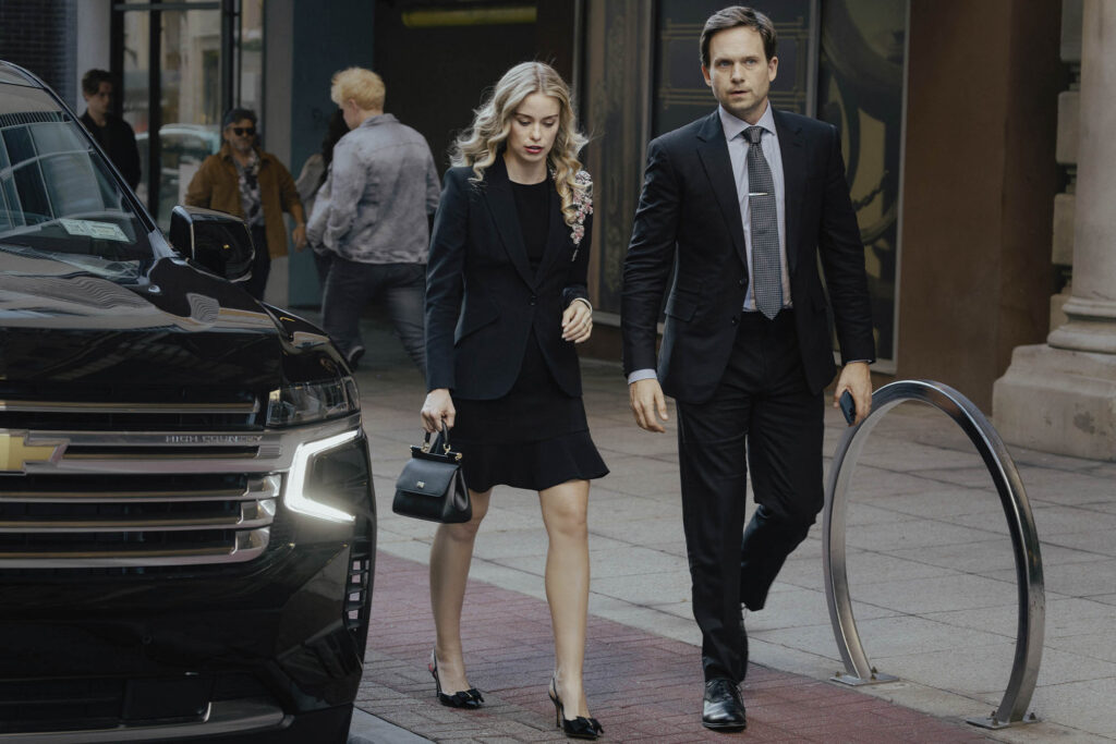 Patrick J Adams interview for new series "The Madison." Photo courtesy of Paramount+.