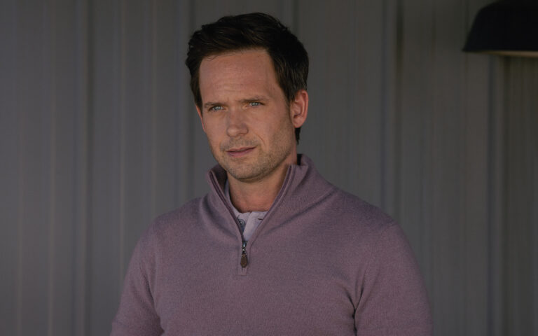 Patrick J Adams interview for new series "The Madison." Photo courtesy of Paramount+.