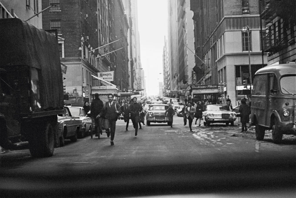 Paul McCartney, West 58th Street, crossing 6th Avenue. New York , February 1964 © 1964 Paul McCartney under exclusive license to MPL Archive LLP