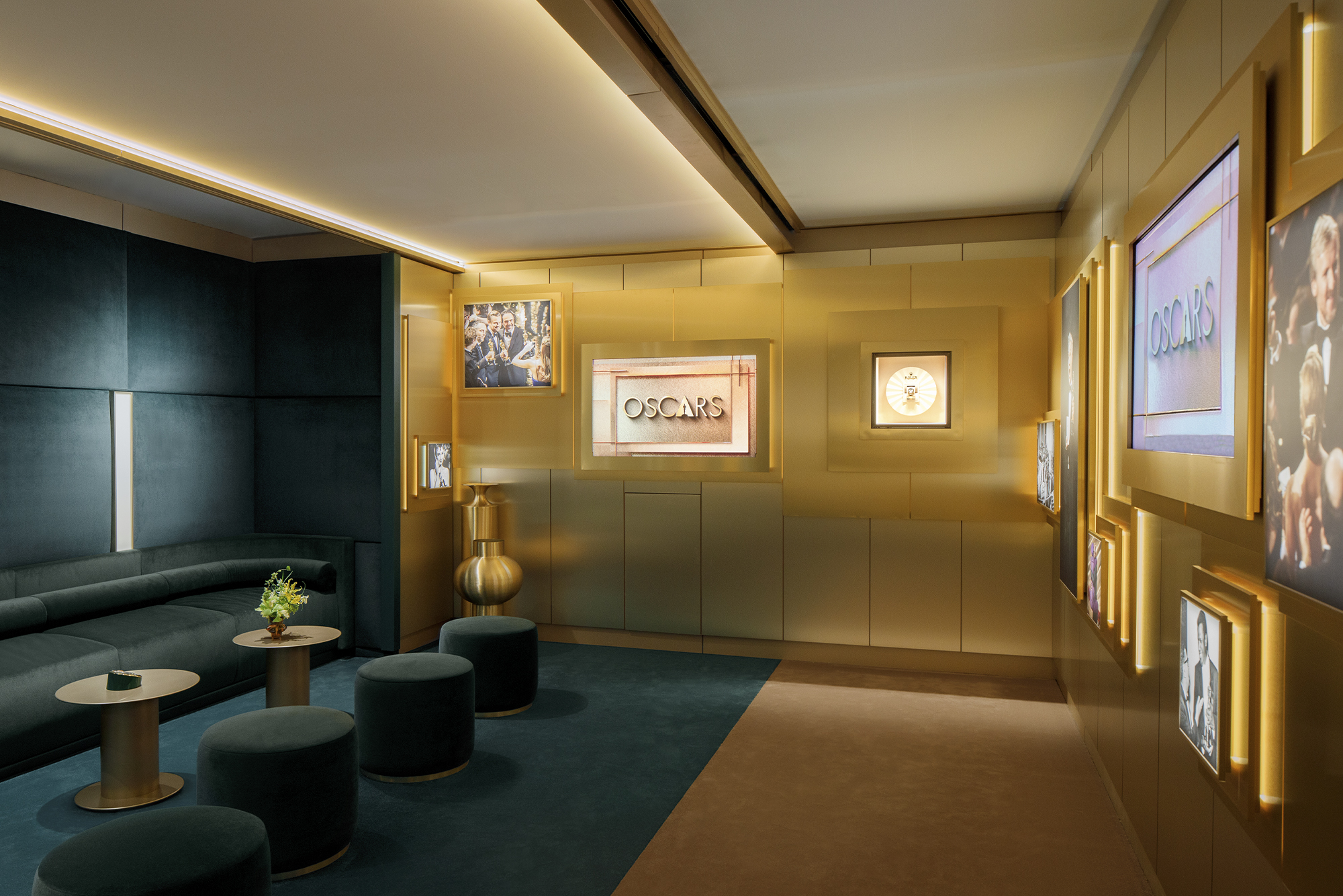 ROLEX GREENROOM AT THE OSCARS. PHOTO COURTESY OF ROLEX.