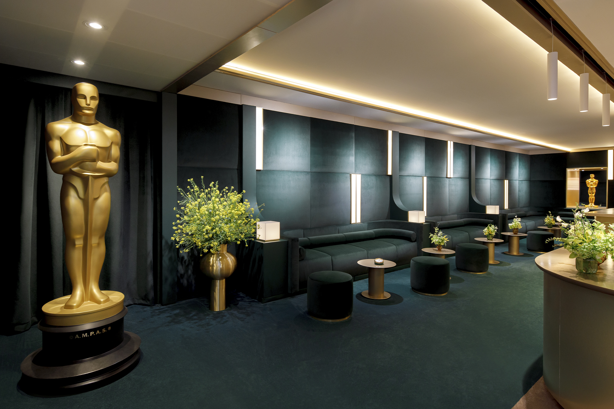 ROLEX GREENROOM AT THE OSCARS. PHOTO COURTESY OF ROLEX.