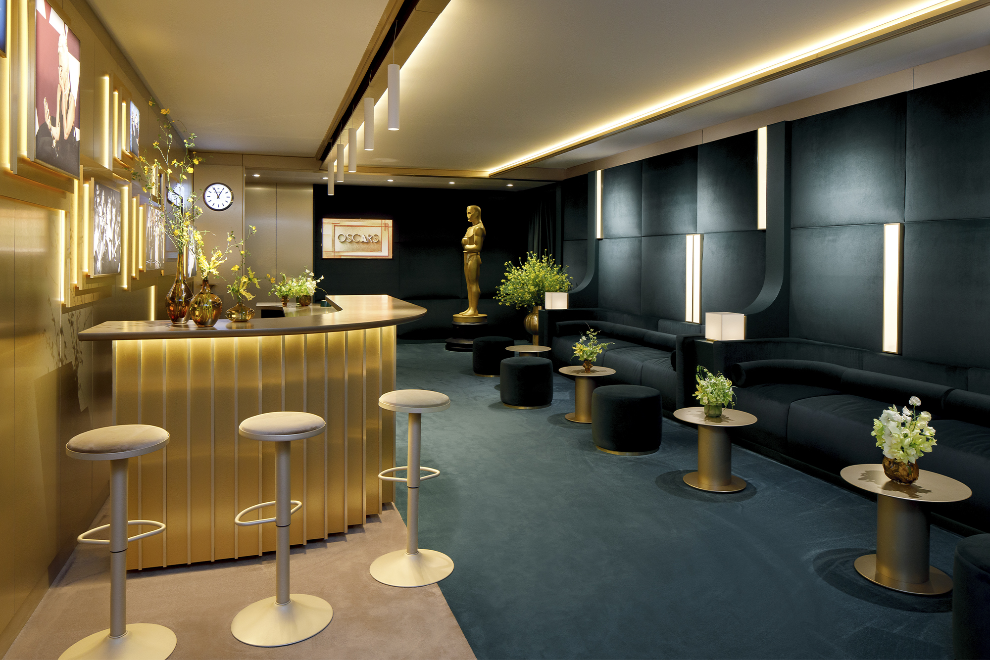 ROLEX GREENROOM AT THE OSCARS. PHOTO COURTESY OF ROLEX.