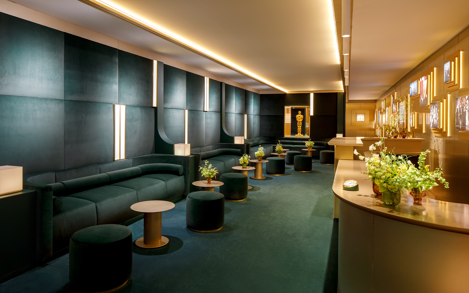 ROLEX GREENROOM AT THE OSCARS. PHOTO COURTESY OF ROLEX.