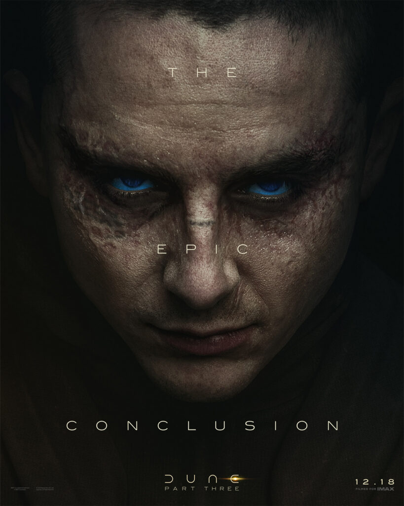 Timothee Chalamet Dune 3 Character Poster. Photo courtesy of Warner Bros. Pictures. 