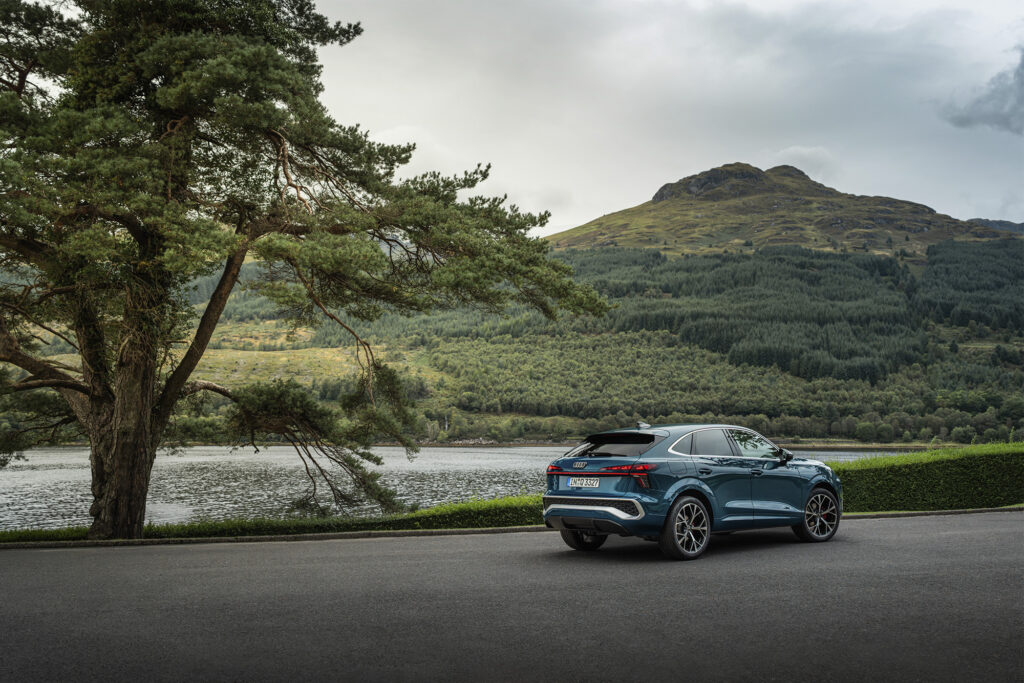 AUDI Q3 IN SCOTLAND. PHOTO COURTESY OF AUDI, RETRIEVED FROM SHARP SPRING.