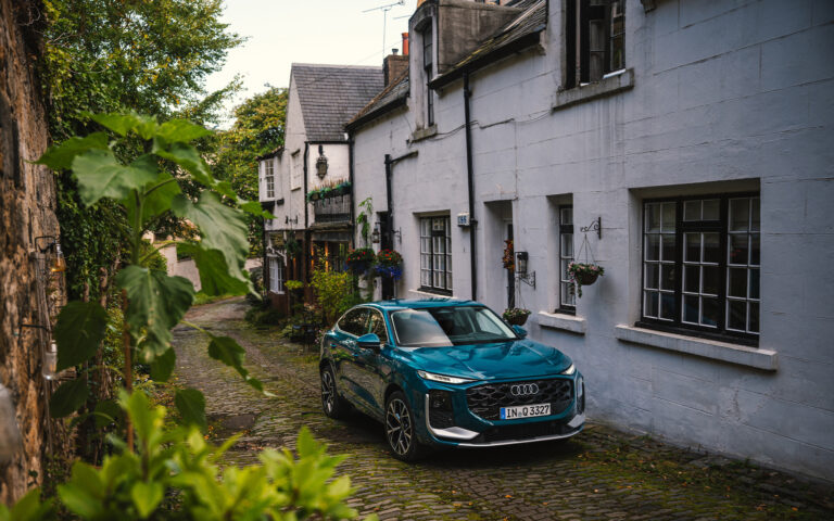 AUDI Q3 IN SCOTLAND. PHOTO COURTESY OF AUDI, RETRIEVED FROM SHARP SPRING.