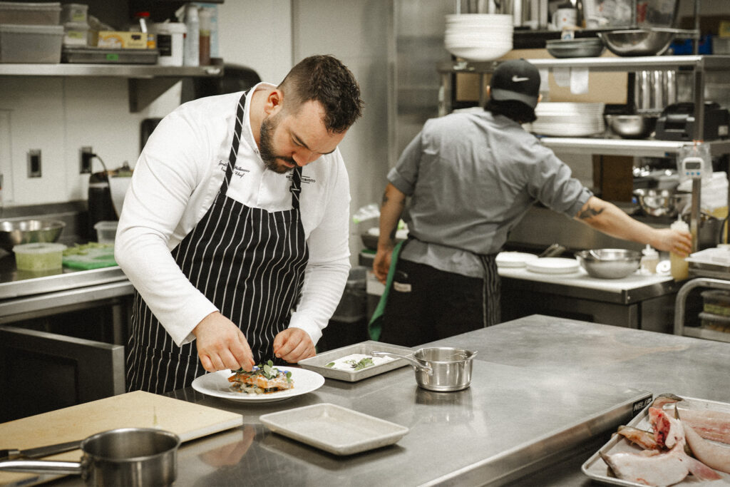 CHEF JONATHAN WILLIAMS OF JONI RESTAURANT, PARK HYATT TORONTO. PHOTOS BY NICOLAS MERTENS, COURTESY OF GENUINE SADNESS.
