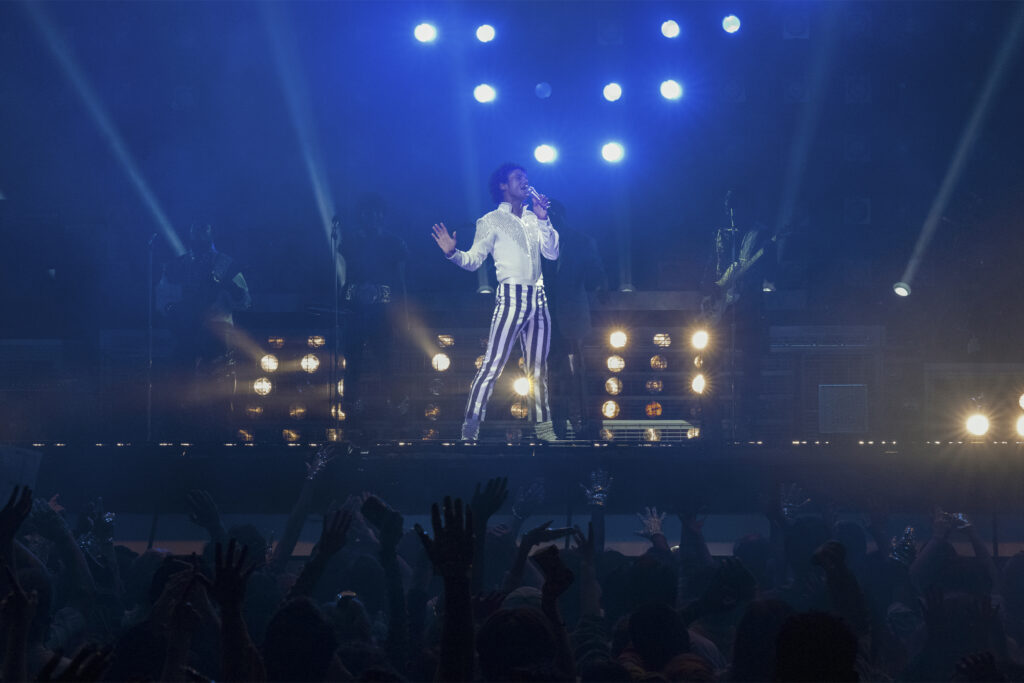 9 – JAAFAR JACKSON AS MICHAEL JACKSON IN MICHAEL. PHOTO CREDIT: GLEN WILSON/LIONSGATE.