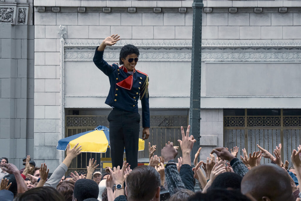 JAAFAR JACKSON AS MICHAEL JACKSON IN MICHAEL. PHOTO CREDIT: GLEN WILSON