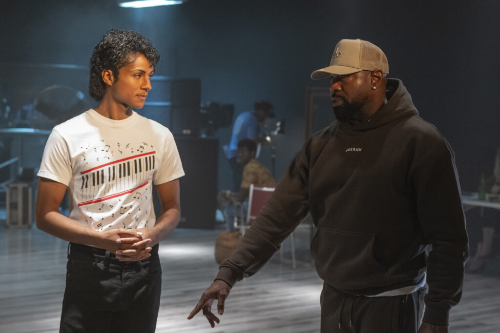 Jaafar Jackson in MICHAEL Behind the Scenes still courtesy of Cineplex