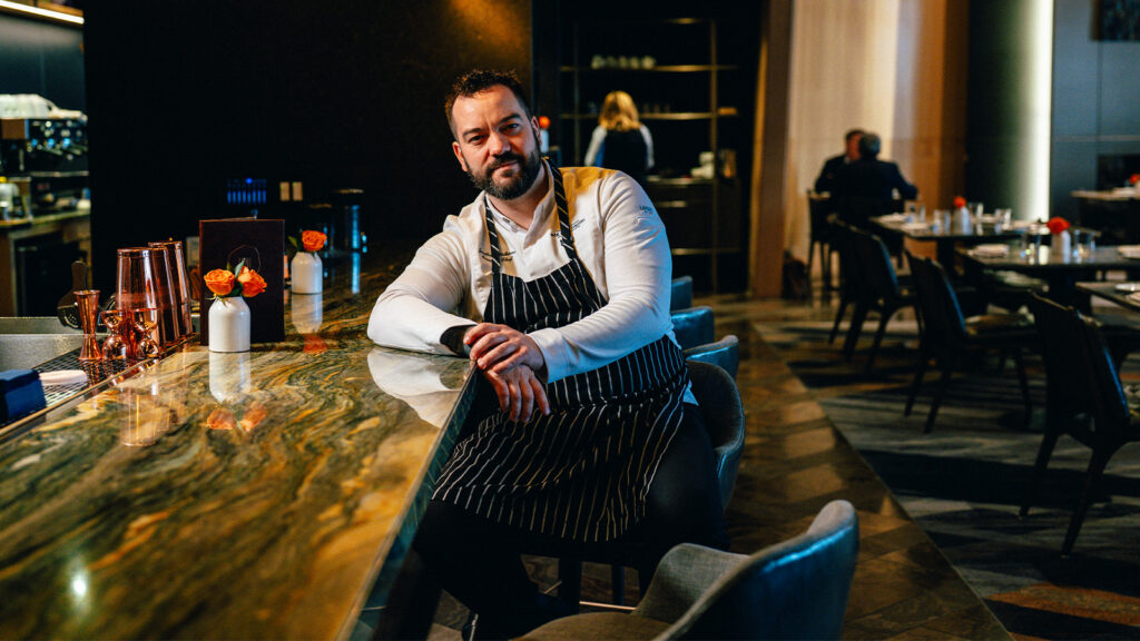 CHEF JONATHAN WILLIAMS OF JONI RESTAURANT, PARK HYATT TORONTO. PHOTOS BY NICOLAS MERTENS, COURTESY OF GENUINE SADNESS.