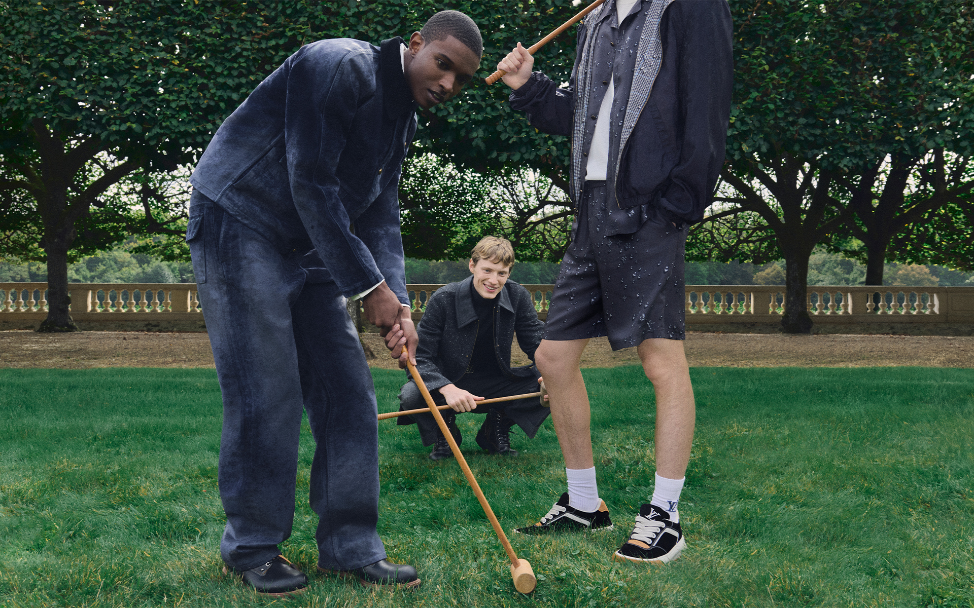 Louis Vuitton Men's Pre-Collection Tilted Sneakers