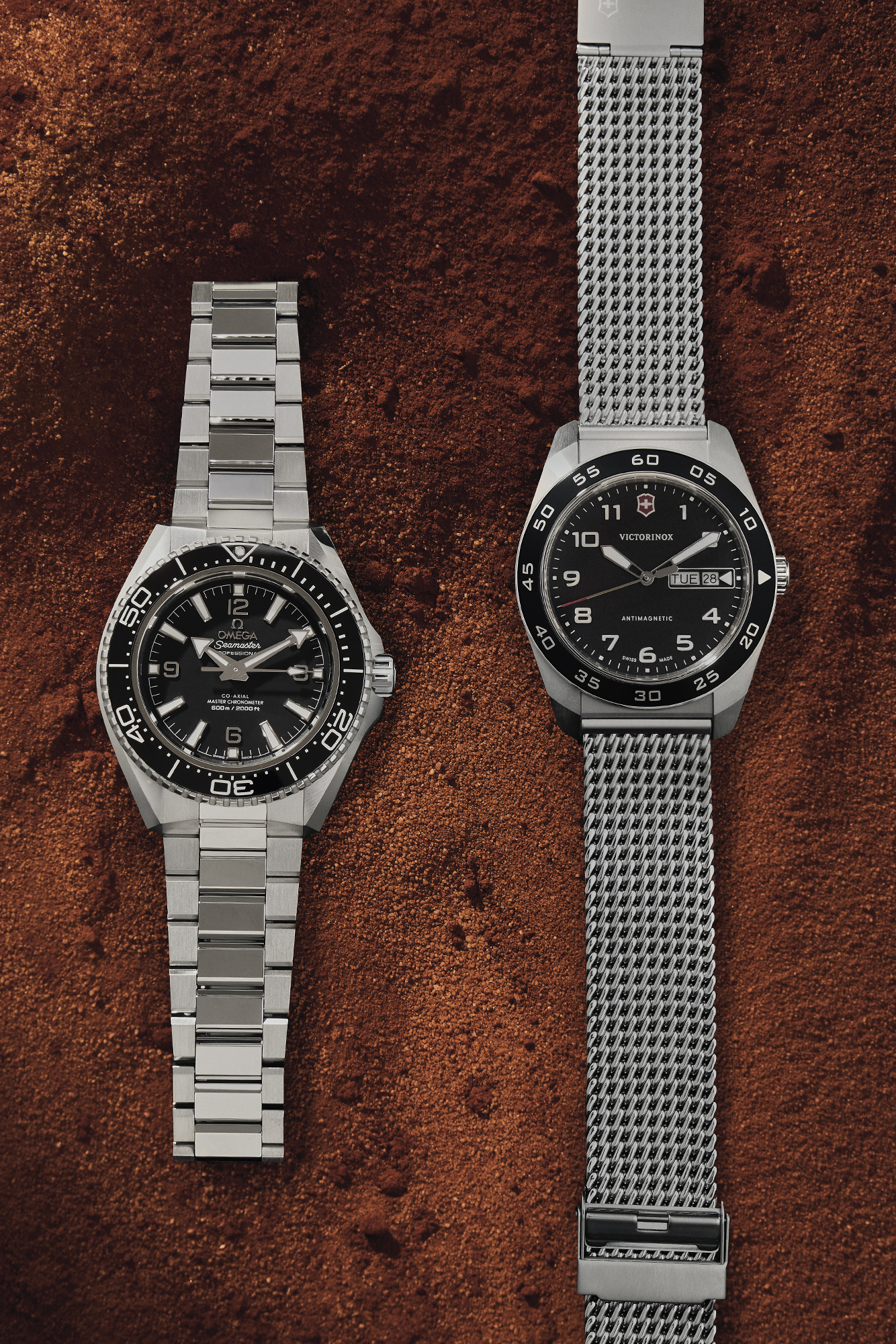 OMEGA SEAMASTER, VICTORINOX SWISS ARMY QUARTZ