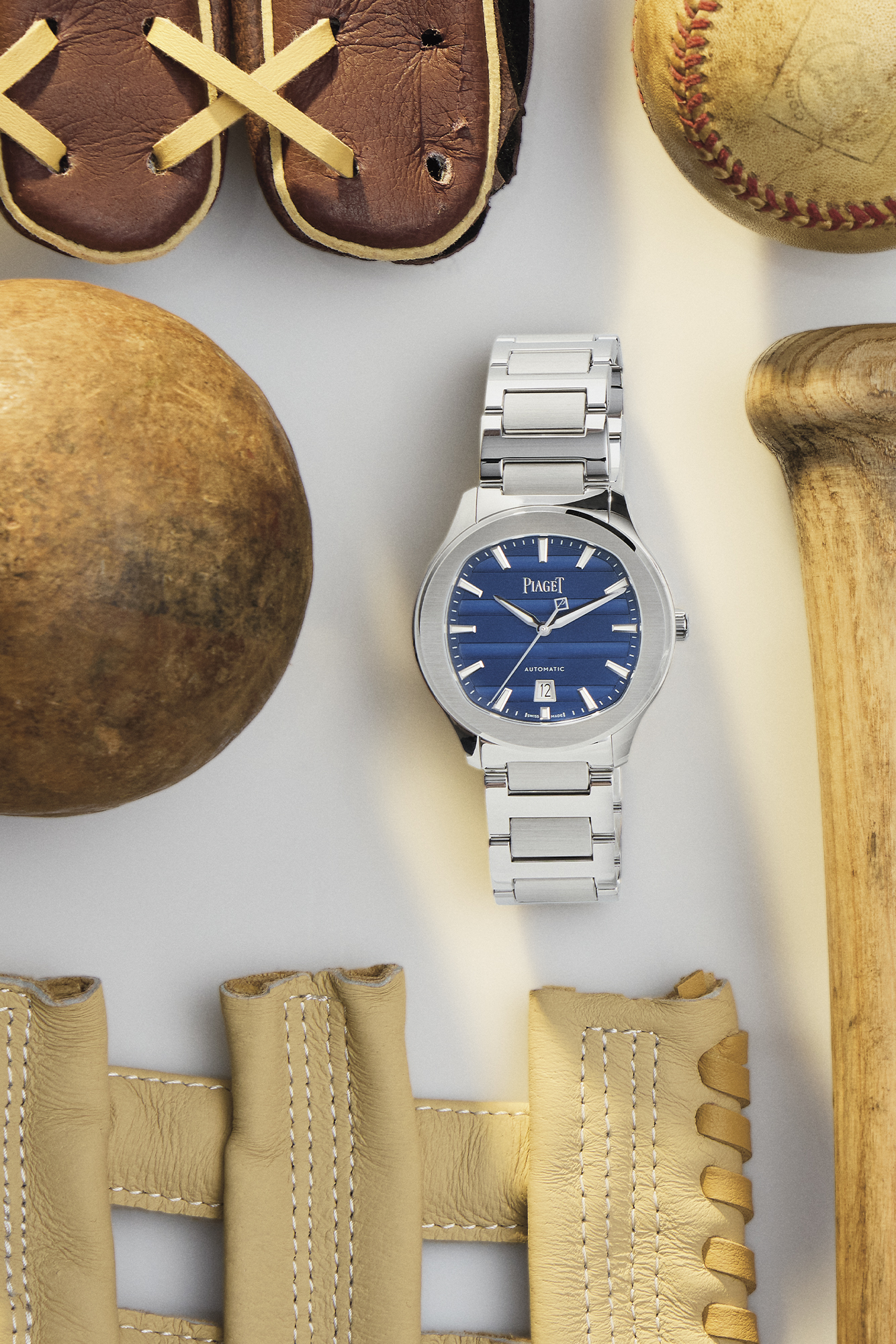 PIAGET POLO DATE, $21,600.