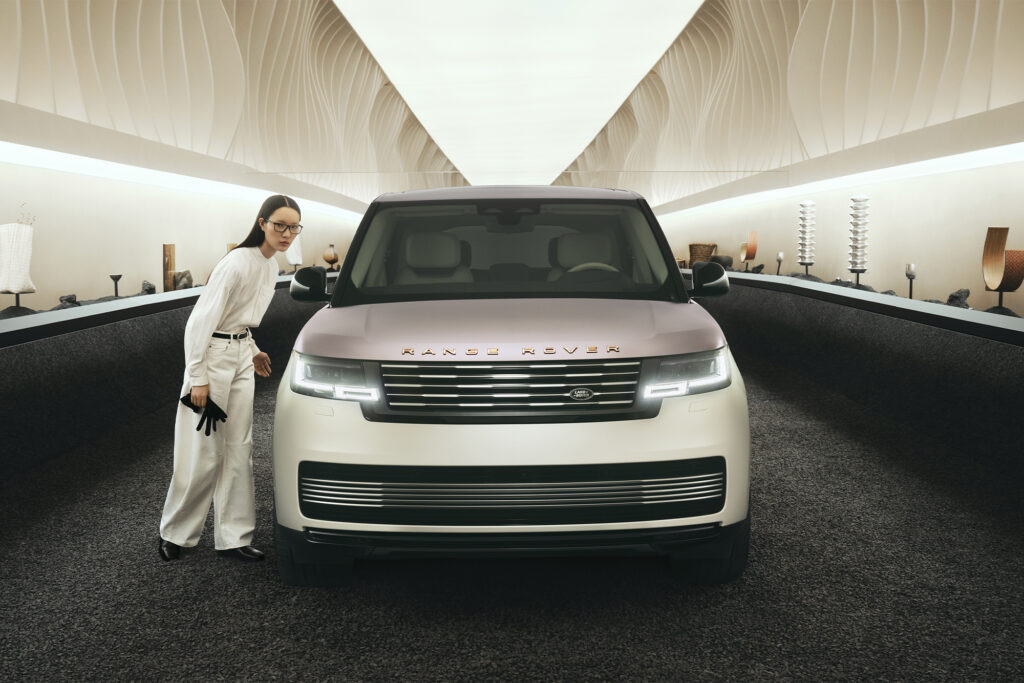 Range Rover at Milan Design Week. "Traces" exhibition. Photo courtesy of Range Rover,