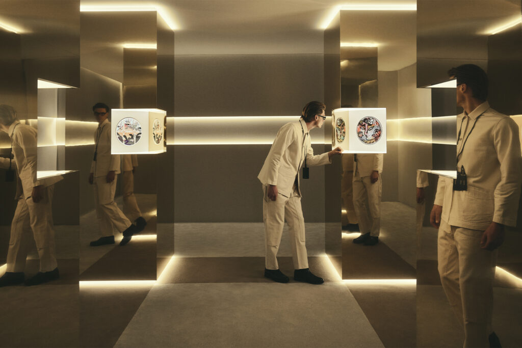Range Rover at Milan Design Week. "Traces" exhibition. Photo courtesy of Range Rover,