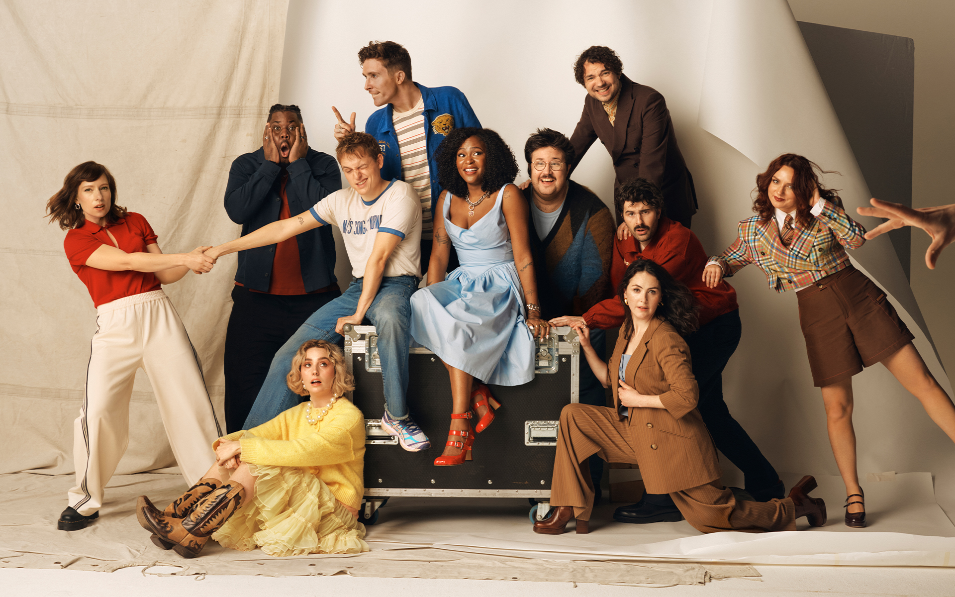 SNL UK premiere cast photo. Image: Sky.