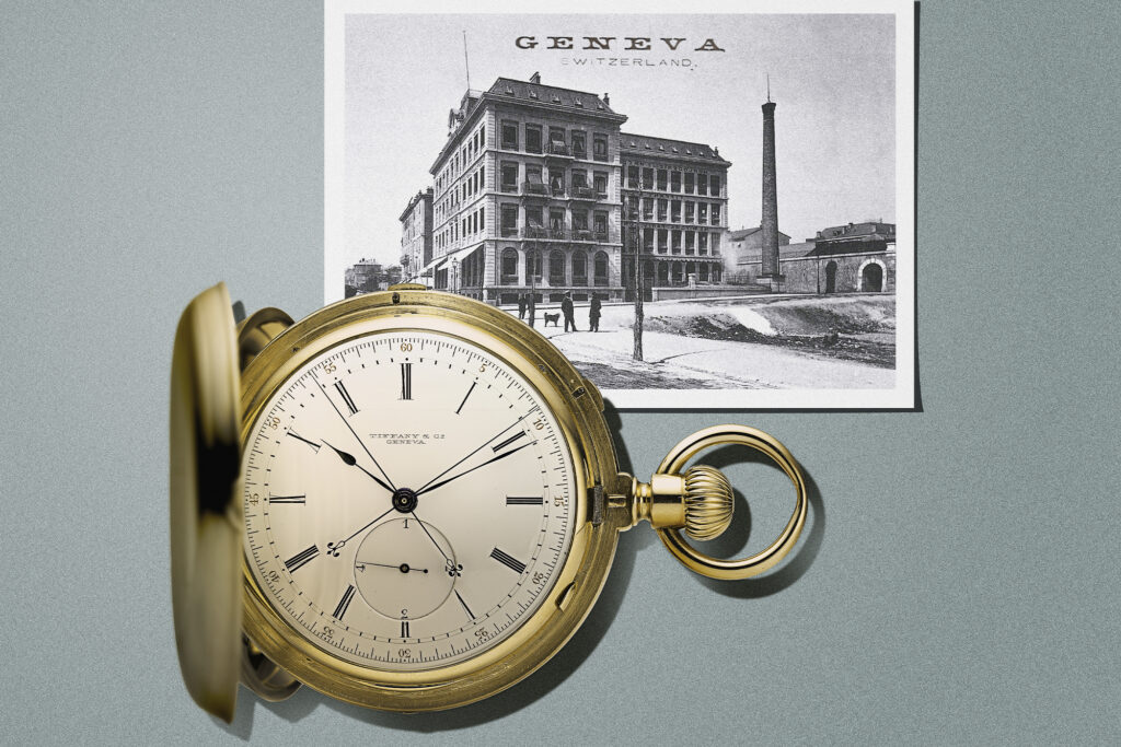 Tiffany and Co Pocket Watch Chronograph 1872-1879 Tiffany Archives