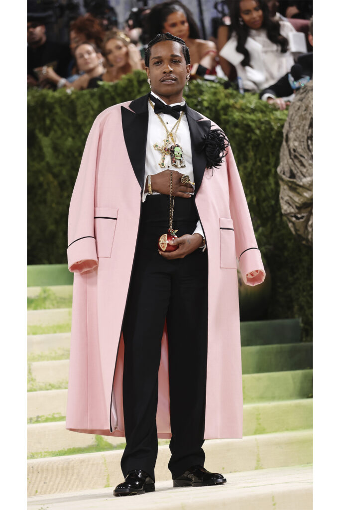 A$AP Rocky at the Met Gala 2026 in Chanel