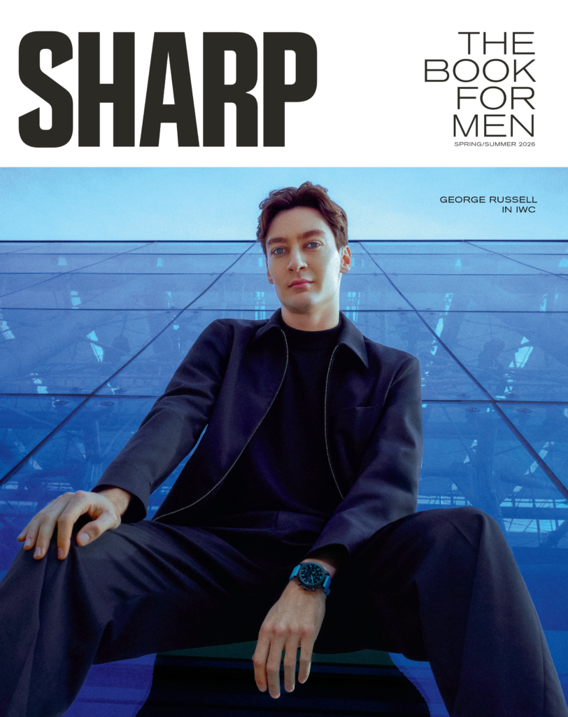 SHARP book for men spring summer 2026 cover george russell