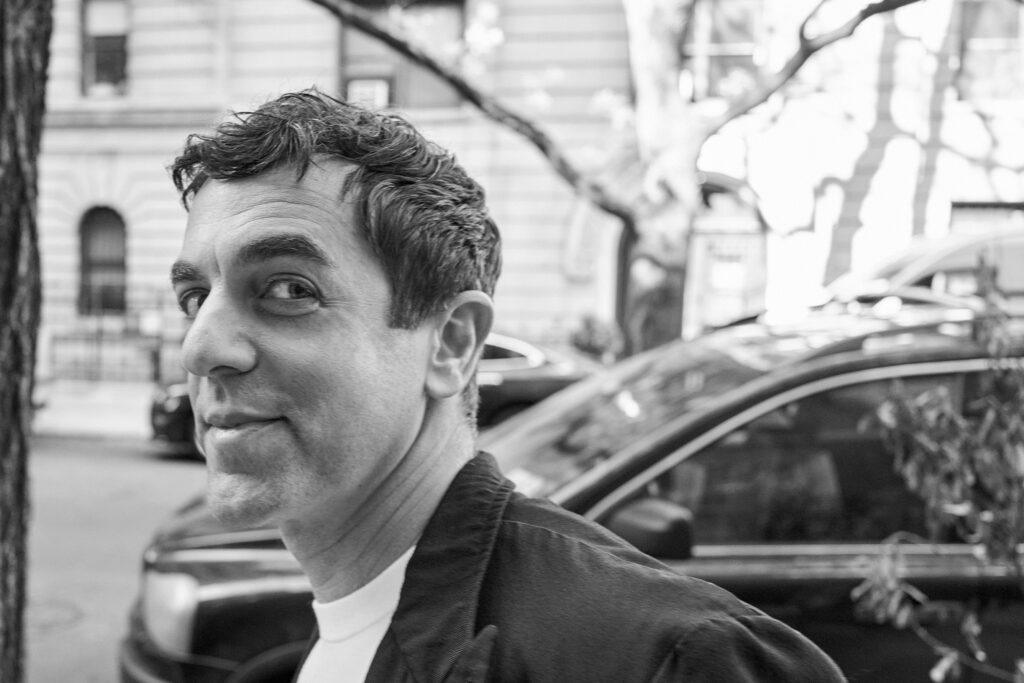 BJ NOVAK. PHOTO BY JULIAN UNGANO. INTERVIEW FOR THE DEVIL WEARS PRADA 2