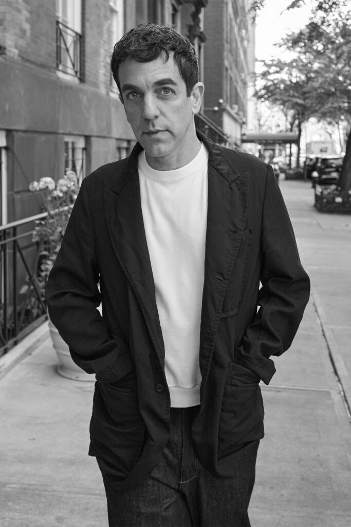 BJ NOVAK. PHOTO BY JULIAN UNGANO. INTERVIEW FOR THE DEVIL WEARS PRADA 2
