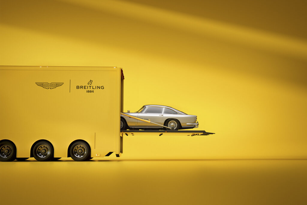 Breitling x Aston Martin Aramco Formula One. Photo retrieved from The Book For Men, courtesy of Breitling.