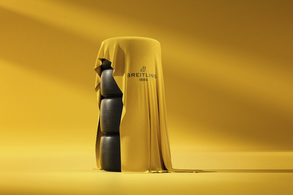 Breitling x Aston Martin Aramco Formula One. Photo retrieved from The Book For Men, courtesy of Breitling.