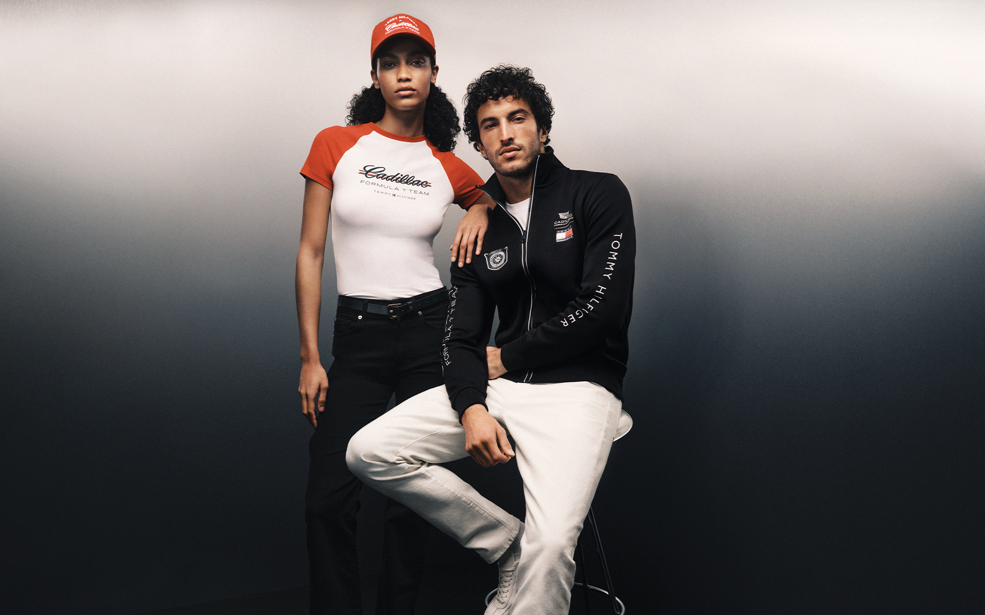 Cadillac F1 Fanwear Models Tommy Hilfiger