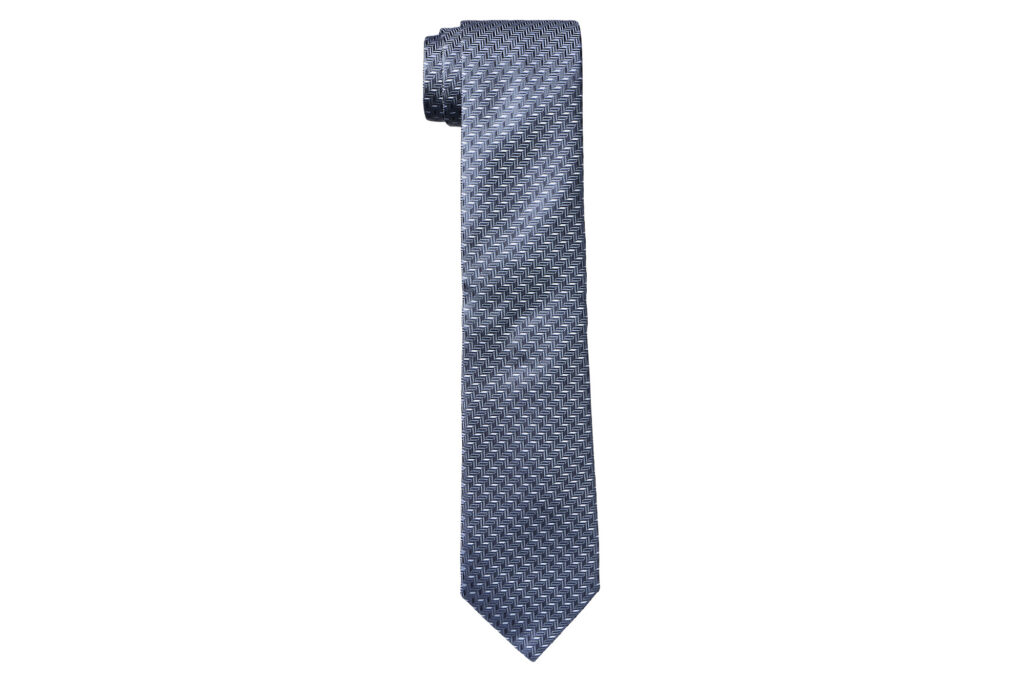 Canali Herringbone Silk Tie
