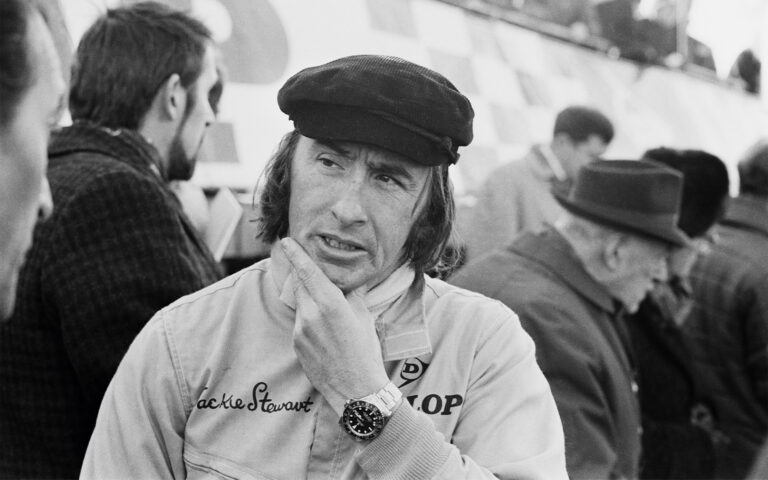 Champion racing driver Jackie Stewart, UK, 6th March 1970. (Photo by Norman Quicke/Daily Express/Getty Images)