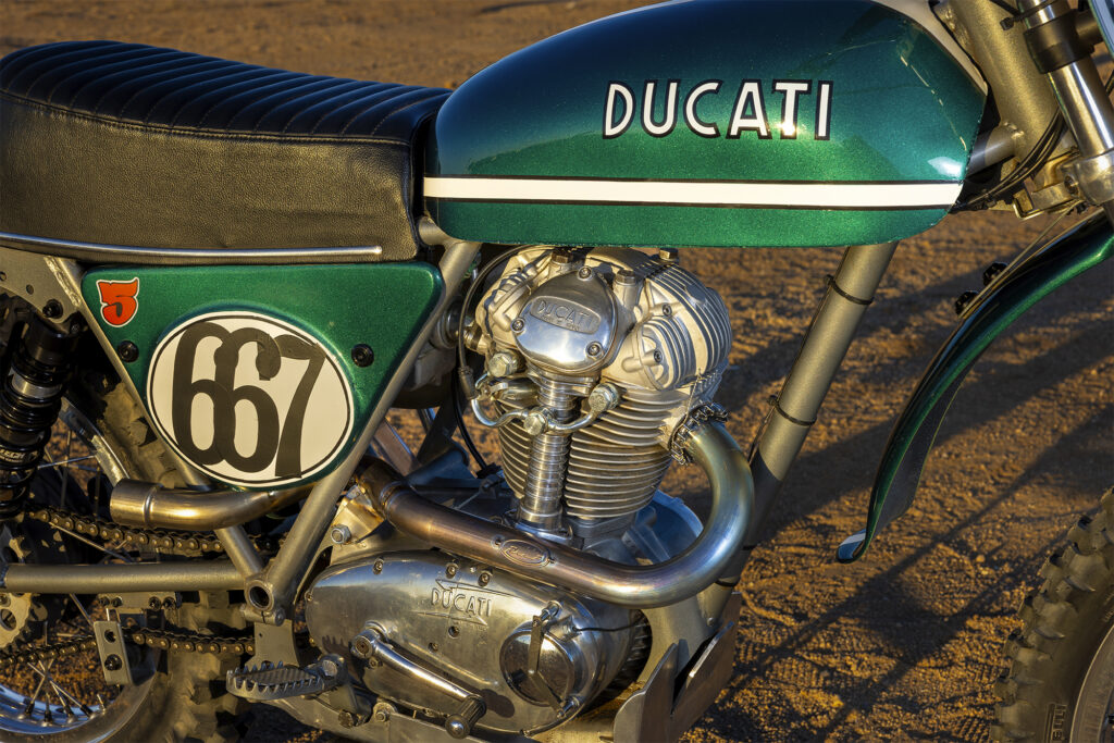 RESTORING AND RACING A 1971 DUCATI DIRT-BIKE, WITH CEO JASON CHINNOCK. PHOTO BY CARA BLOCH.