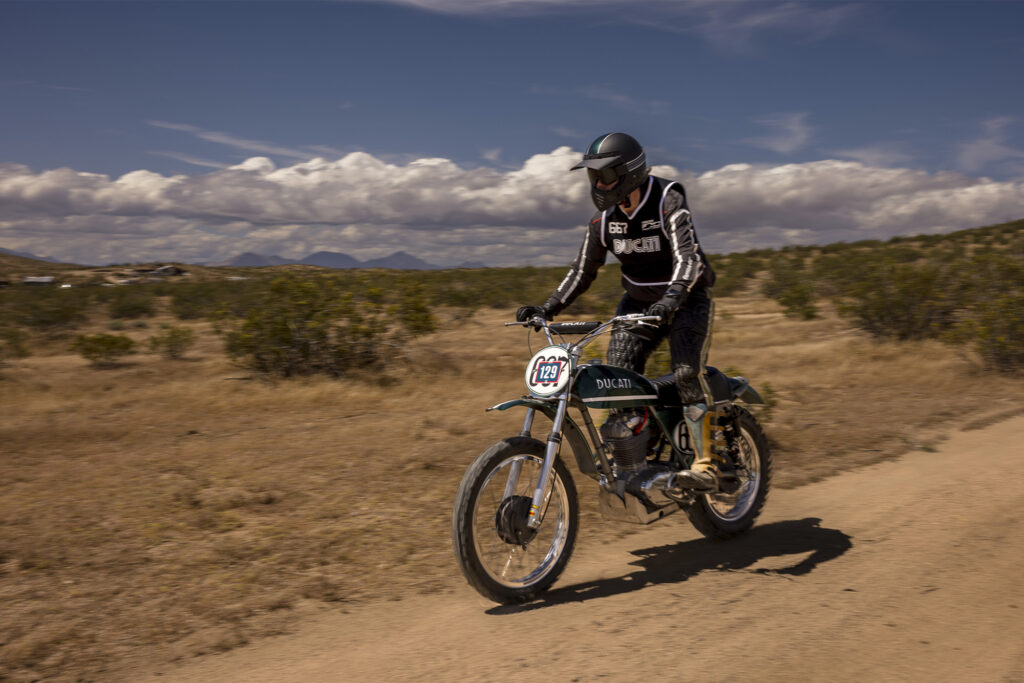 RESTORING AND RACING A 1971 DUCATI DIRT-BIKE, WITH CEO JASON CHINNOCK. PHOTO BY CARA BLOCH.