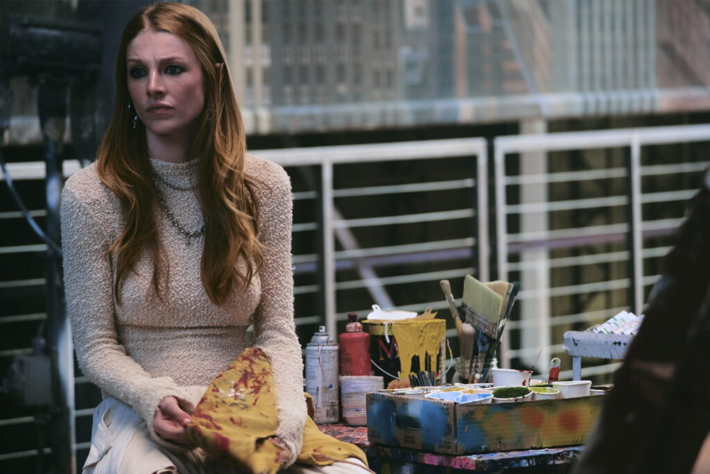 HUNTER SCHAFER IN  IN "EUPHORIA" SEASON 3.  PHOTO BY EDDY CHEN/HBO.