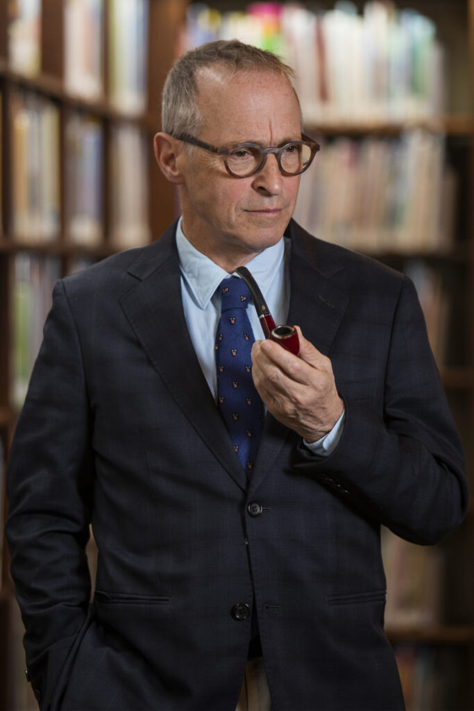 David Sedaris interview on new book, "The Land and Its People." PHOTO BY ANNE FISHBEIN.