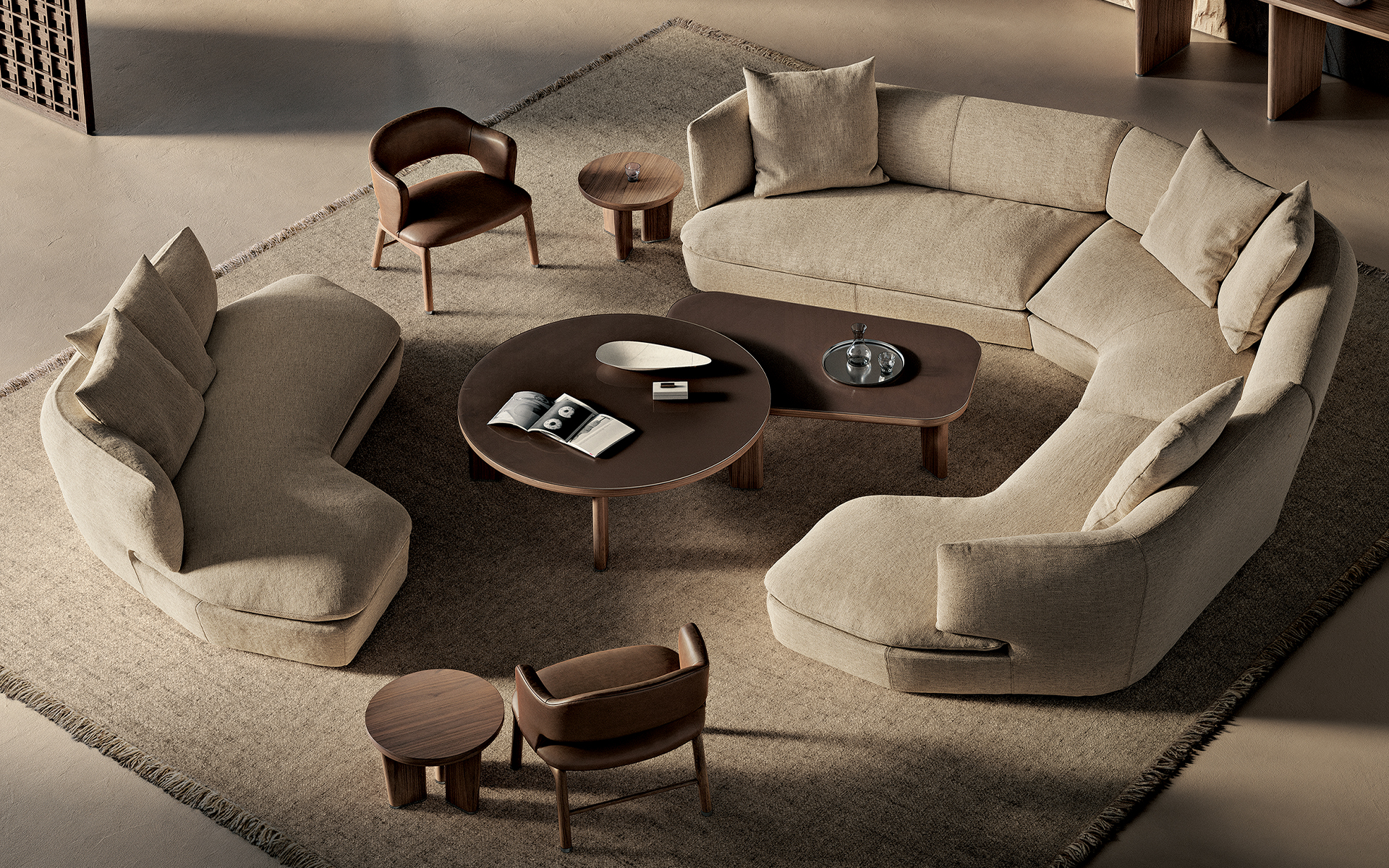Flexform Quincy sectional