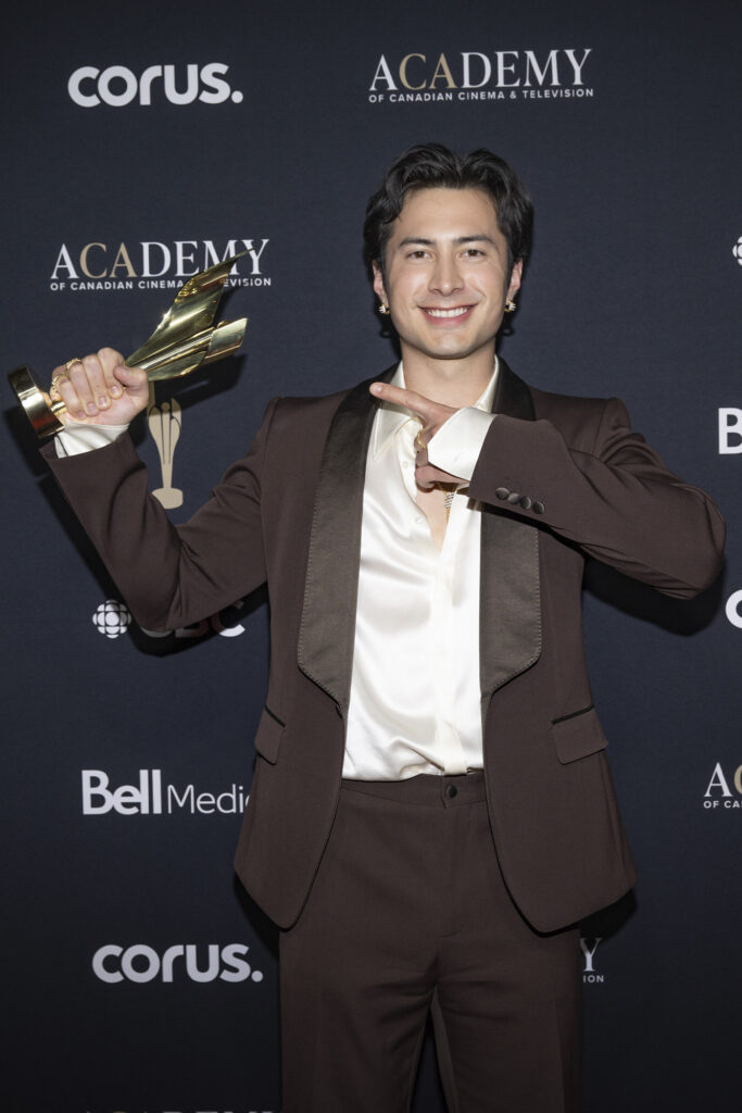 Hudson Williams Heated Rivalry Season 2 at the Canadian Screen Awards Photo courtesy of George Pimentel Photography 6-2026