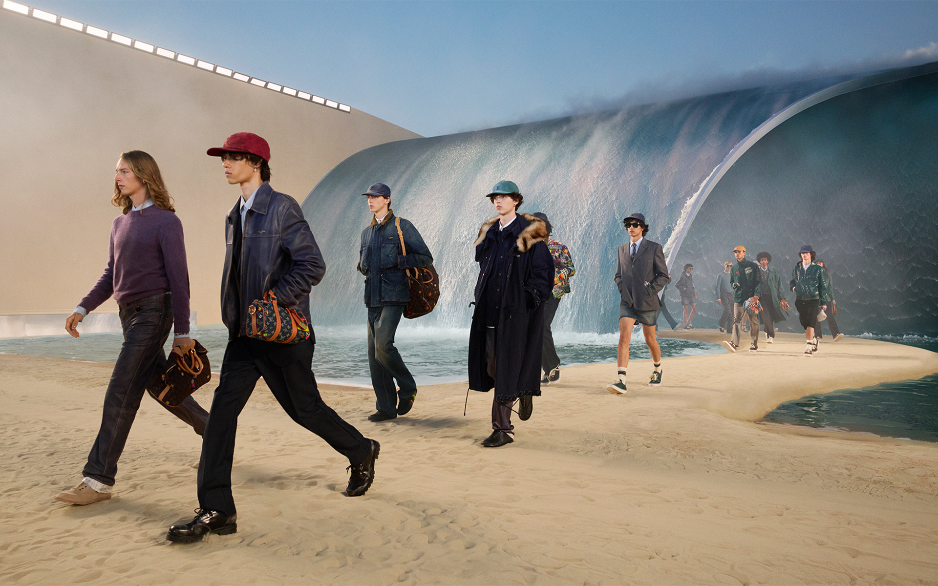 LOUIS VUITTON MEN’S SPRING-SUMMER 2027 COLLECTION. PHOTO COURTESY OF LOUIS VUITTON.