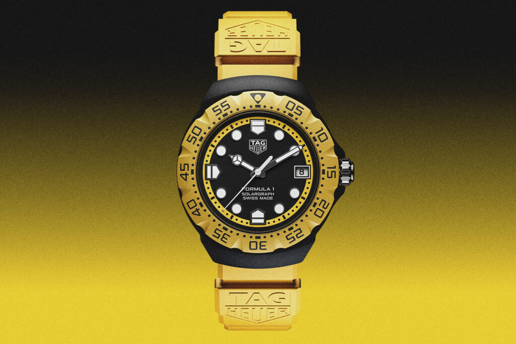 TAG HEUER FORMULA ONE WATCH. IMAGE COURTESY OF TAG HEUER.